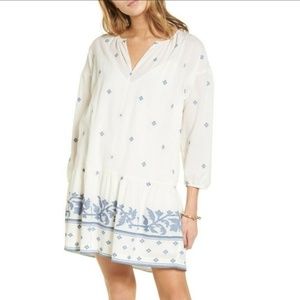 Madewell Primrose Jacquard Cotton Tunic dress